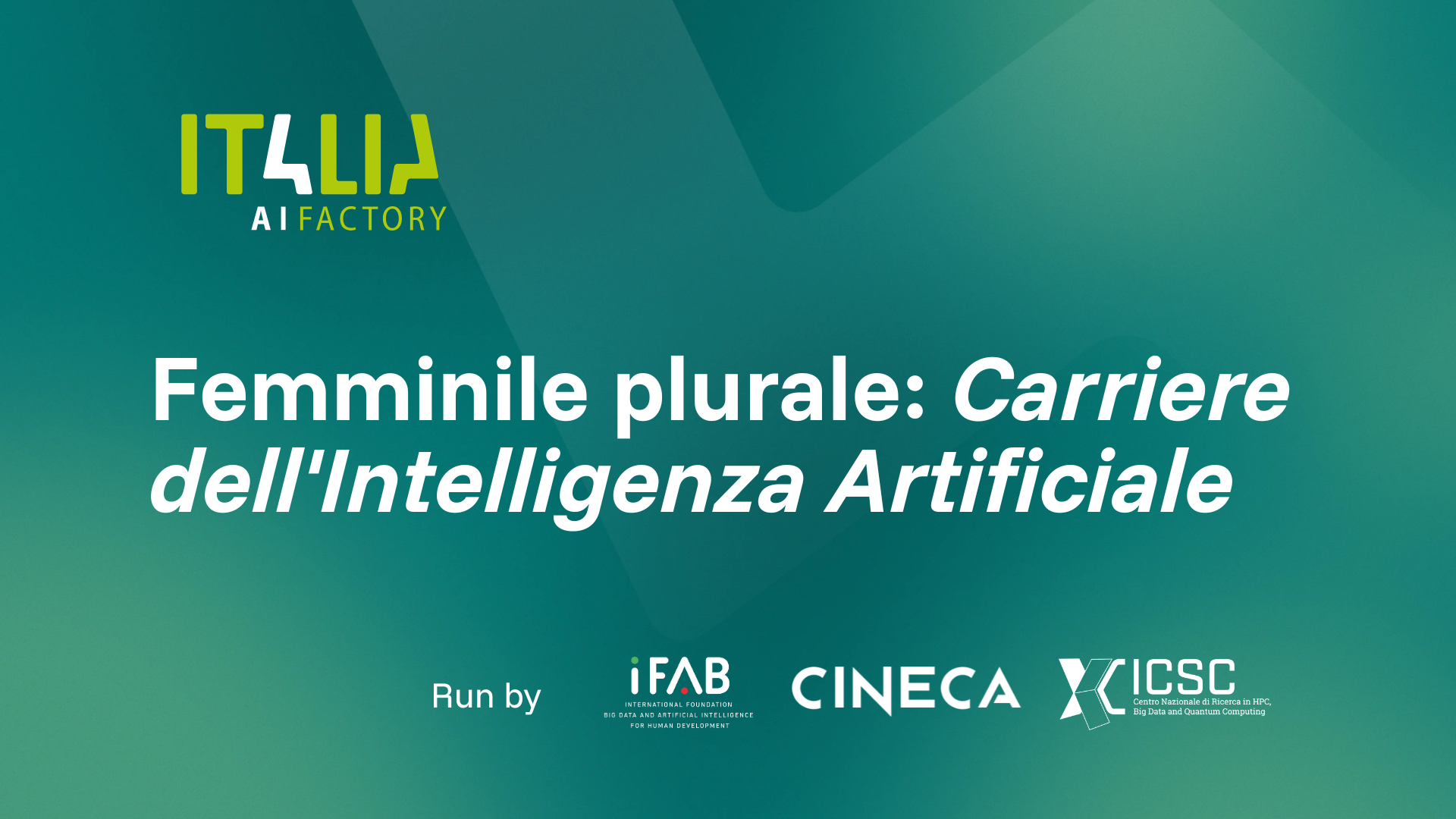 Carriere femminili nell’Intelligenza Artificiale (AI)